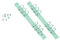 Craftelier - Set mit 2 Mechanismen für 6 Ringbücher | Größe ca. 22,7 cm (8,94) - Ringdurchmesser 3,3 cm (1,30) - Abstand zwischen den Ringen 1,9 cm (0,75) | inkl. 8 Befestigungsklammern | Farbe