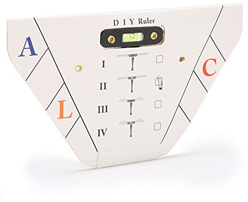 Augenbrauen Tattoo Shaper Edelstahl Schablone Grooming Stencil für Semi-permanentes Make-up Design Bra Balance