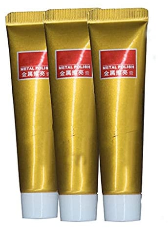 3PCS 2022 New Metal Polishing Paste, 10 ML Ultimate Metal Polish Cream, Antique Coin Polisher, Kitchen Pot Bottom Black Scale Rust Remover Polishing Cream for Brass, Aluminum