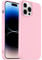 EKAM Shockproof Liquid Silicone Case Compatible with iPhone 14 Pro Max - 6.7 inch, Microfiber Lining 3 Layer Hybrid Drop Protection Anti-Shock Cover Gel Rubber Case for iPhone 14 Pro Max (Sand Pink)