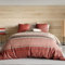 Housse de Couette réversible 240x260 cm + 2 taies d'oreiller 63x63 cm Percale de Coton Hana