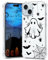 YEPO Halloween Hülle für iPhone 15 Clear Fashion Designs Phone Cover Frauen Mädchen, Stilvolle Slim Stoßfest Bumper Blume Schutzhülle Handyhülle für iPhone 15