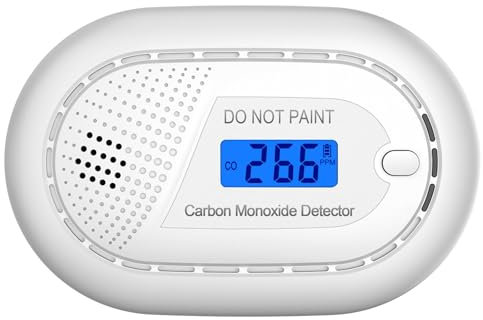 Aroha Link Kohlenmonoxid Melder Vernetzt - 10 Jahre Batterie - CO Melder, CO Gaswarner, CO Warner, Kohlenmonoxid Messgerät, CO Sensor, CO Warnmelder