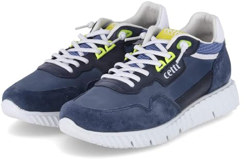 Cetti Herren Sneaker in Blau, Größe 42, C1345