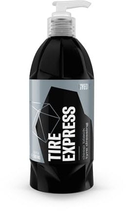 Gyeon Q²M TireExpress - Reifenversiegelung - matt, Tiefschwarz, schnelle Anwendung, hydrophobe Versiegelung (500 ml)