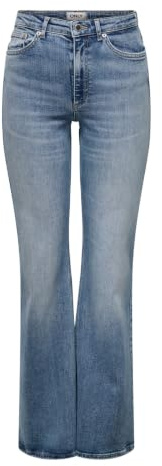 ONLY Female Flared fit Jeans ONLJUICY Hohe Taille Ausgestellt Jeans