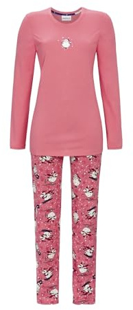 Ringella Pyjama mit Motivdruck Farbe Granatapfel, Größe 42