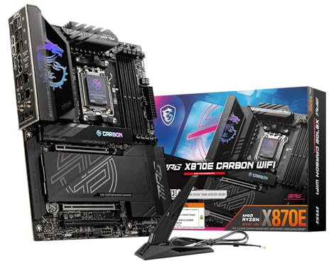 MSI MPG X870E CARBON WIFI X870E Chipset ATX Motherboard MB6589