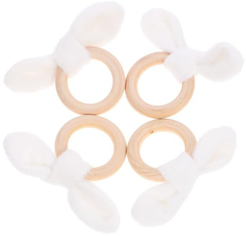 BIUDECO 4stücke Serviettenringe Hasenohr-Form Für Ostern Dekorative Serviettenhalter Für Festliche Tischdekoration Bei Dinnerpartys Und Feiern Wiederverwendbar