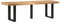 LAPOOH Bank 160 cm Raues Mangoholz und Stahl, Schuhregal, Sitzbank, Dielen- & Flurmöbel, Konsolentisch, Flaches Regal, Schuhbank - 4006413