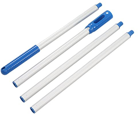 Swimming Pool Pole, Professional Grade Extendable 4 Section Telescopic Pole for Skimmer Net, 1.6 Meter Swimming Pool Pole Pool Cleanings Accessories for Skimmer Net Vacuum Heads