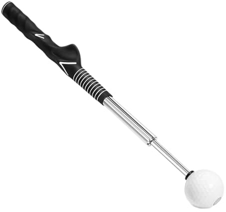 Rixotix Retractable Golf Swing Trainer - Right-Handed Club for Indoor Practice, Warm-up & Tempo Training