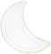 ULTECHNOVO Plateau De Lune Décor du Ramadan Plateaux De Ramadan Décorations Décorations De Table du Ramadan Plateau De Service du Ramadan Assiettes De Lune Assiette De L'Aïd du Ramadan