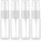 GGUFAY 4 Piezas Bote Spray, 20ml Bote Spray Pulverizador Pequeño Vacio,Botella de Spray rellenable Vacío Pequeña,Botellas de Viaje Vacio, para Maquillaje agua Alcohol