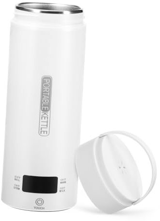 Zerodeko Hervidor Eléctrico Portátil con Control de Temperatura Hervidor de Agua Camping y Oficina Jarra Térmica Multifuncional Capacidad Inoxidable