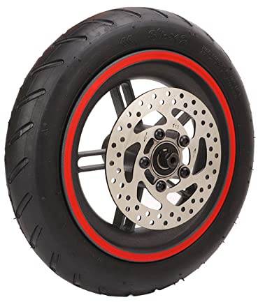 MechKit E-Scooter Hinterrad Reifen mit 110mm Scheibenbremse für Xiaomi M365 1S, Elektroroller Rad Reifen Stoßdämpfend Rutschfest E-Roller Hinterradreifen (Nicht für M365 Pro/Pro 2/Mi3/Essential)