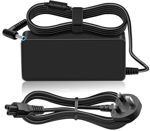 45W HP Charger Compatible with HP Notebook 15 Pavilion 14 TPN-LA15 TPN-CA14 | 19.5V 2.31A Smart Blue tip Laptop Power Adapter for L25296-002 L25296-001 L25296-003 741727-001 L25296-011 213349-109