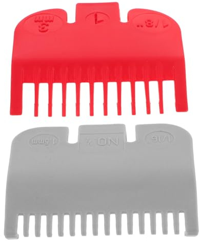 jojofuny 2 Stück Kleine Haarschneideaufsätze aus Verschleißfestem Material Präzise Haarlängenführung Professionelles Zubehör für Haarschneidemaschinen Geeignet für Friseure und Privaten