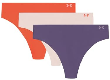 Under Armour Damen Tanga-Slips im 3er-Pack – Pure Stretch, unsichtbar, nahtlos, Keine Abdrücke, Ultraleicht, ganztägiger