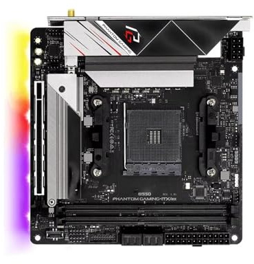 Computer Motherboards Fit For ASRock B550 Phantom Gaming-ITX/ax Motherboard Support 3600X 5600G 5700x3D 5800X3D 5900X CPU 4xDDR4 64GB M.2 AM4 PCIe4.0 Mini-ITX motherboards