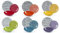 Excelsa - Vajilla Crazy Line de 18 piezas, en porcelana y cerámica, multicolor