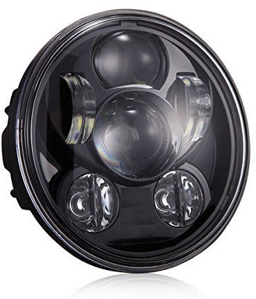 Customacces LED Scheinwerfer 5.75 Modell Ovni II Harley Davidson Sportster 1200 Forty-Eight 04'-19'