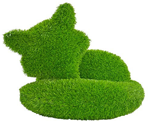 AniPlants Maison/Ornement de Jardin, Herbe Artificielle Renard au Repos (35)