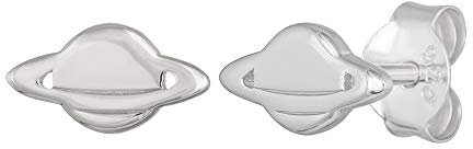 cai Damen Ohrstecker 925/- Sterling Silber 0,6cm Glänzend weiß 274220140