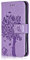 Conber Funda para iPhone 11 Pro, Funda de PU Cuero Cartera con Tapa, Serie Gato y Arbol Flip Cierre Protectora Carcasa Libro para iPhone 11 Pro - Lavanda
