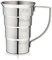 Viski Stepped Jigger With Handle, 4 Measurement Markings, Measuring Cup for Cocktail Recipes, 0.5 oz, 1 oz, 1.5 oz, & 2 oz, Stainless Steel