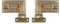 2pcs Tool Box Hasp, Luggage Suitcase Hasps with Combination Lock,Replacement 3 Digit Combination (Brass Color)