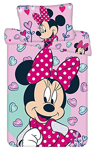 Wende-Bettwäsche Minnie – 100 x 135 cm – Baby