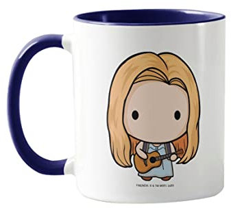 FRIENDS Pyramid International (Phoebe Chibi) - Taza de cerámica interior azul de 315 ml, tamaño único