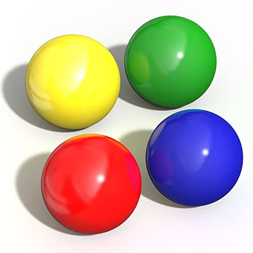 4Pcs Stress Balls set for Kids and Adults for Stress Relief ,Anxiety, Muscle Focus Improvement, Hand Exercise Therapy, Fidget, Tension, Manage Anger and Stress