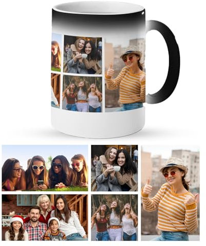 Personalised Heat Change Mug | Color Changing Mug with Custom Photo Design Magic Cup | Reveal Hidden Image with Hot Liquid | Perfect for Birthday, Christmas & Graduation Gifts | Picture 5
