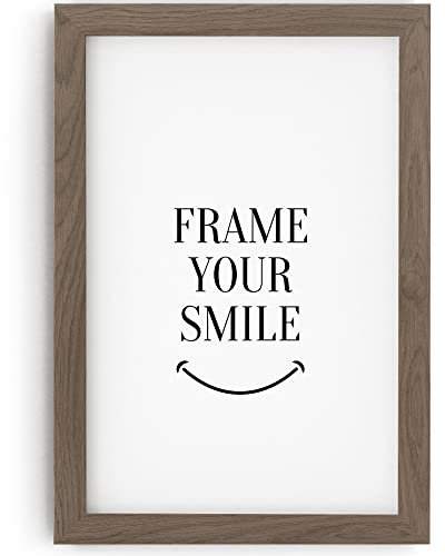 MONFRAME Bilderrahmen Modern - 70x90 cm - Mooreiche - mit Acrylglas