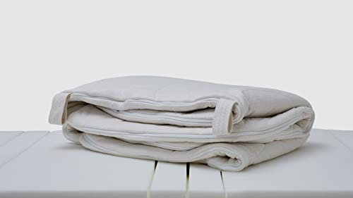 RAVENSBERGER Matratzen Naturfaser-Bezug Klassik 80x200 cm - 65% Baumwolle & 35% Lyocell - temperaturregulierend, angenehm weich, mit 4-seitigem Reißverschluss für Kernhöhe 16 cm Matratzenbezug