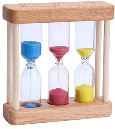 Warmhm 1/3/5 Minuten Sanduhr 5-Minuten-Timer Perfekte Teeuhr Tee-Timer Teeuhr 3-4-5 Minuten Sand 3-Minuten- Farbiger Bunter Uhr Kind Mini // Minuten