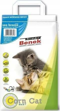 Super Benek COMPACT Cat litter Bentonite grit Sea breeze 25 l