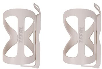 ZEFAL Wiiz Reversible Side-Loading Bottle Cage, White, Pack of 2