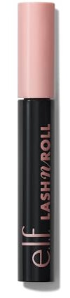 e.l.f. Lash 'N Roll Mascara, Curling Mascara Für Sichtbar Geliftete Wimpern, Hebt Und Trennt Die Wimpern, Langanhaltende Formel, Vegan & Tierversuchsfrei, Pitch Black, 9,2 g