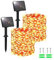 FFZZKJ Halloween Solar Lights Outdoor Garden Waterproof Total 240LED 12Mx2 Pack for Garden Patio Balcony Terrace Veranda Tree, Orange