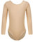 Aiihoo Kinder Mädchen Langarm Turnanzug Ballett Body mit Fleece Einfarbig Turnbody Tanzbody Gymnastik Training Dancewear Ballettanzug Rundhals 98-104