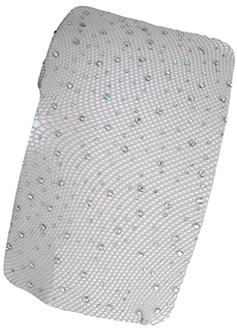 rockible Medias de Rejilla Elegantes para Mujer, Blanco