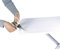 Leifheit Bügeltisch - Polsterung Weiss 45 x 140 cm Bügelbrett Bügeltischbezug
