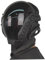 Cyberpunk -Maske, Full Face Cyberpunk -Helm, futuristische Punkmaske, Gothic -Masken für Halloween -Party -Cosplay (Stil 1)