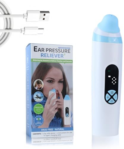 Bewinner Professionelles Gerät Zur Ohrendruckentlastung | Linderung von Tinnitus bei Ohrensausen | 900MAh Wiederaufladbarer Unblock Eustachian Tube Unclogger für Fliegendes Tauchen