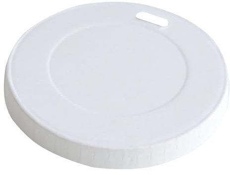 FRANZ MENSCH 1000 Stück NATUREStar Flachdeckel für Pappbecher, mit Trinköffnung | Pappe, weiß, Ø: 9cm, Karton, Papp-Deckel mit Trinköffnung, Kaffeebecher Deckel