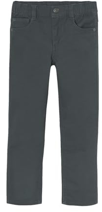 Vertbaudet Die UNVERWÜSTLICHE, robuste Hose Jungen, Bundweite verstellbar Khaki 134