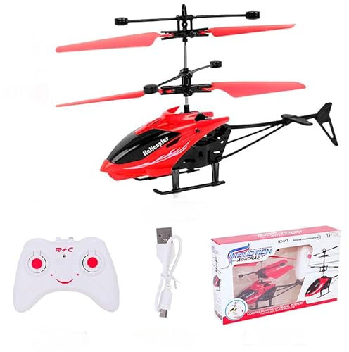 SNZ RC Hélicoptère Télécommandé pour Enfant 8 Ans - Drone Enfant 6-10+ Ans - Mini Hélicoptère Infrarouge - Jouet Volant Garçons et Filles - Avion Télécommandé - Démarrage par Un Seul Bouton